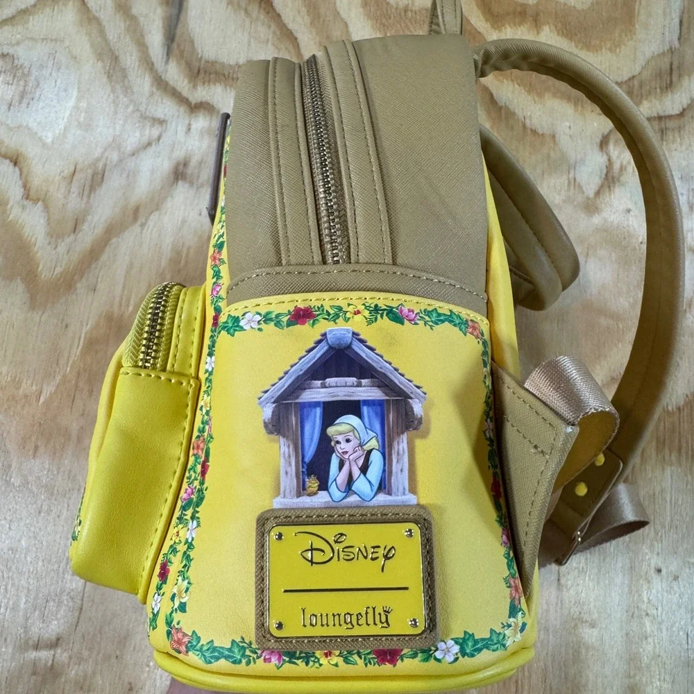 Loungefly Disney Princesses Floral Balconies Mini Backpack Snow White Jasmine
